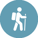 Hiking icon