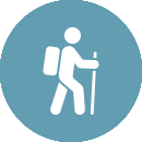 Hiking icon
